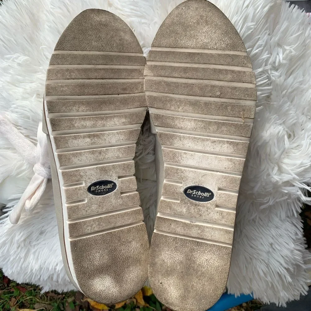 Dr Scholl’s Wedge Loafer Taupe Comfort Slip On Shoes Women 7.5 Imagine